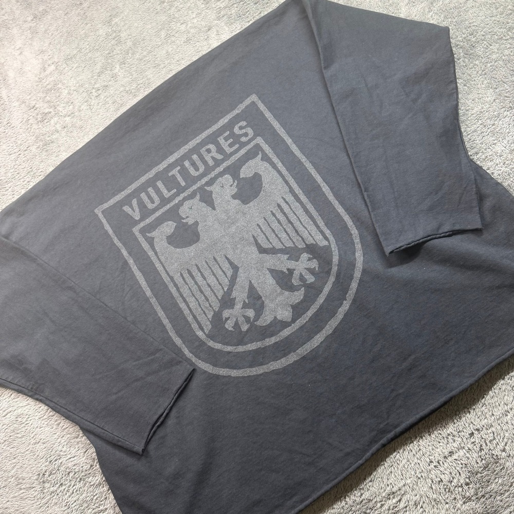 YZY Gosha Vultures Black Long Sleeve T-Shirt (Summer 2024) - Picture 5 of 9